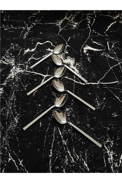 Doğuş Pazar Stick Model 12 Pieces Teaspoon Stainless Steel