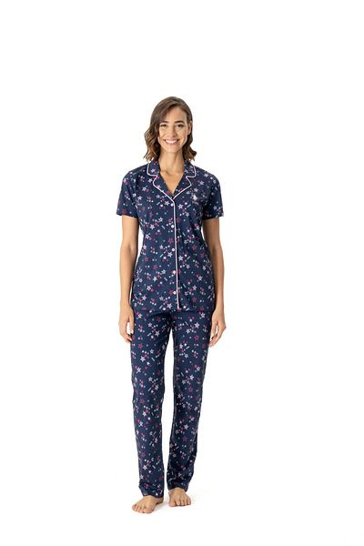 U.S. Polo Assn. US Polo AssnSet de pijamale pentru femei, albastru marin, cu buzunar, 024Y.1Z.E.T7.A.G0.R1.4P