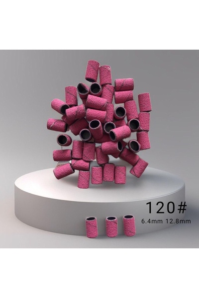MİNİFİYONK 10 Adet Kaliteli Zımpara Bandı #180 #120 Nail Drill Manikür Pedikü...