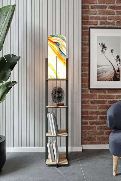 messer QUATTRO raflı lambader SAFİR MEŞE