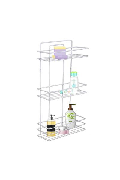 HomeTarz Ανοξείδωτη Γωνιακή Σχάρα Σαμπουάν 3 τεμαχίων Γωνιακή Σχάρα Μπάνιου