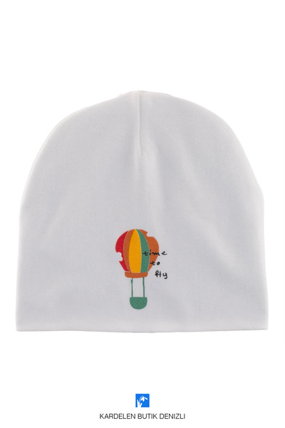 Kardelen Butik Denizli 100% Cotton Children's Combed Cotton Beret (1-4 Years)