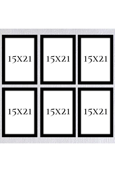 AS TİCARET Six-Piece 15x21 Frame (No Poster) - Bos1011