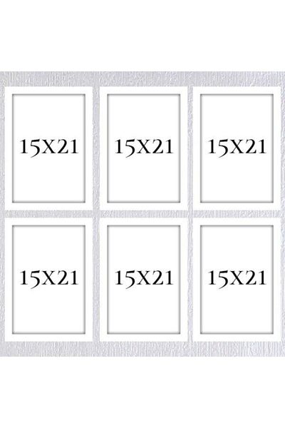 AS TİCARET Six-Piece 15x21 Frame (No Poster) - Bos1011