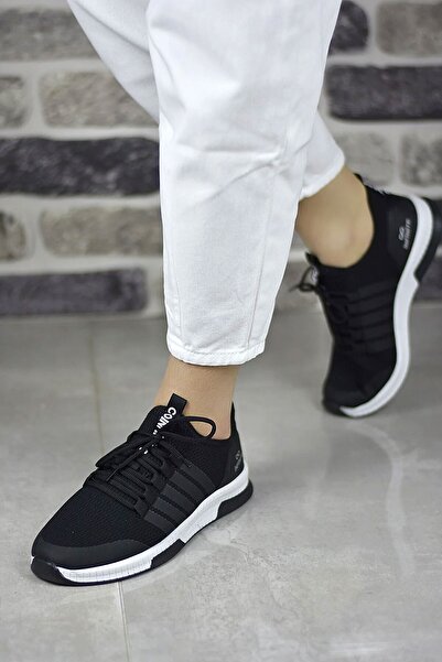 AlbiShoes Unisex Erkek Kadın Çocuk Sneaker Yüzey Kumaş Triko Yürüyüş Günlük Spor Ayakkabı (31-44)