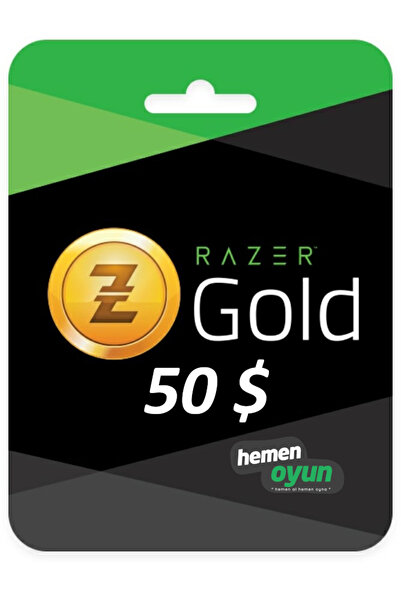 hemenoyun Razer Gold 50 USD Dolar