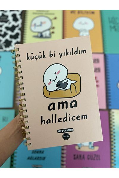 hediyeofisi Small Bi I'm Broken But I'm Handling It Σχεδιασμένο Συνεννόηση Ακαδημαϊκή Συνεννόηση Ετήσιο Planner