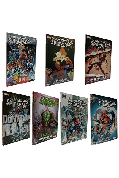 Marmara Çizgi The Amazing Spider-Man Çizgi Roman 26-32 Arası Tüm Ciltler