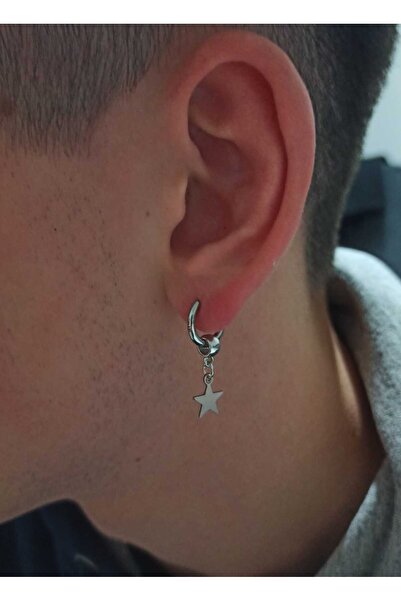 Simge Gümüş Steel Trend Starry Earrings