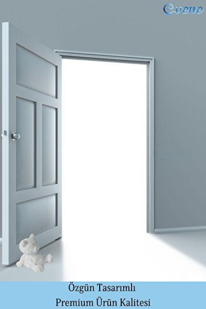 Evene Kapı Stoperi Beyaz Renk Dekoratif Kapı Tutucu Durdurucu Model 7