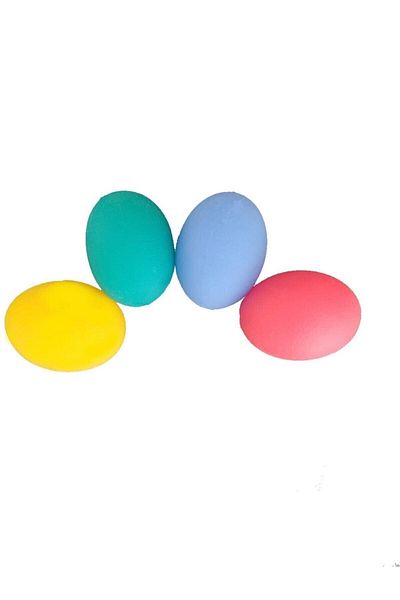 MEDLON Set of 4 Color Silicone Stress Ball Hand Exercise Ball Physical Therapy Ball Hand Wrist Finger Strengthening Ball