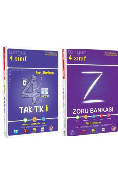 Tonguç Yayınları 4.sınıf Taktikli Soru Bankası Ve Zoru Bankası