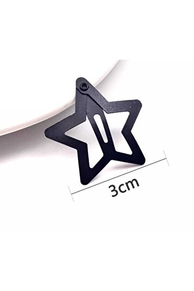 MİNAHOBİ Πόρπες 20 τεμαχίων Star Snap - Y2k Star Style, επινικελωμένο