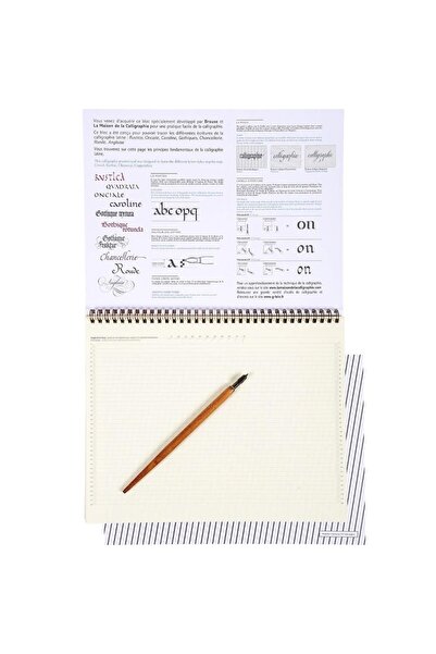 Brause : Calligrahy Practice Pad : 85 gr : 42 x 31.8 cm (50 Sheets)