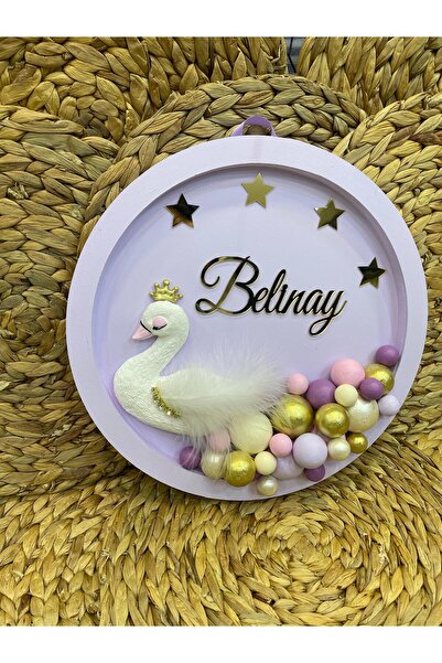 KRVTASARIM Kız Bebek Kapı Süsü