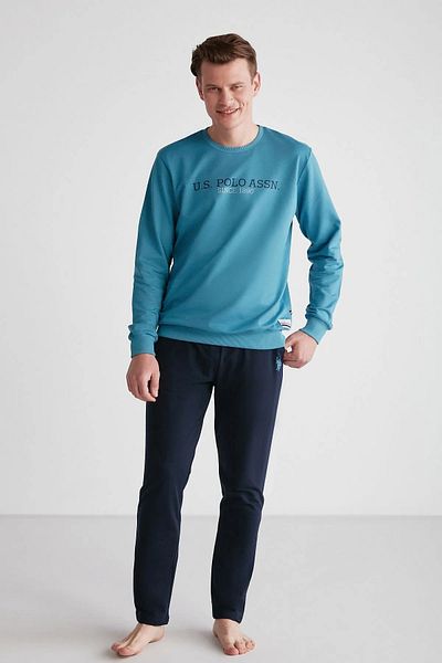 U.S. Polo Assn. ΑΔΕΙΑ ΠΟΛΟ ΗΠΑ 100% ΒΑΜΒΑΚΙ ΠΟΔΗΛΑΤΙΚΟ ΓΙΑΚΑ ΜΑΚΡΥΜΑΝΙΚΕΣ ΑΝΔΡΙΚΗ ΠΙΤΖΑΜΑ 18757