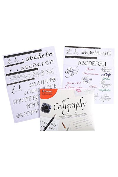 Brause : Calligraphy Practice Cads (Study Cards) : 32 x 25 cm : 12 Pieces