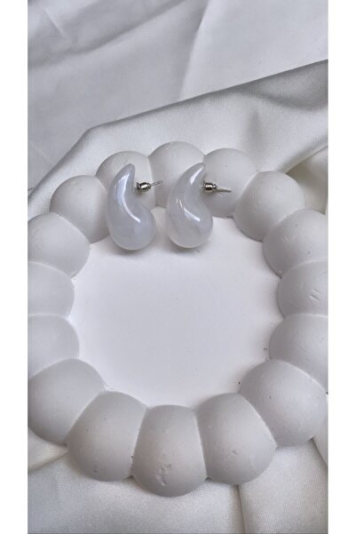 Accessories Mor Renk Bottego Damla Küpe