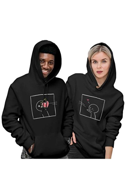 mercoledi Dragi Kombini Design Štampano Sa kapuljačom Kenguru džep unisex Ove...