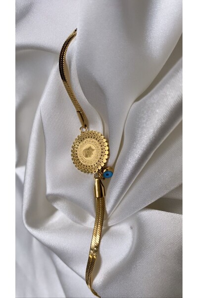 Accessories Quartered Italian Chain Gold Color Steel Bracelet