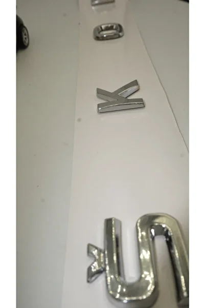 DK Tuning Emblema Logo 3D 3m Abs Cromat Lung Noua Generație Skoda Bagaj