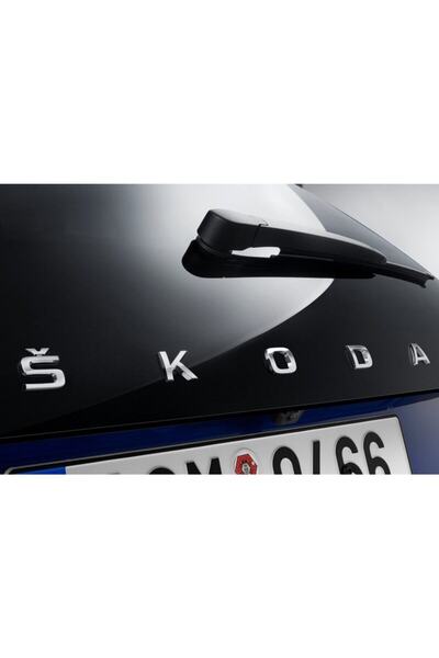 DK Tuning Emblema Logo 3D 3m Abs Cromat Lung Noua Generație Skoda Bagaj