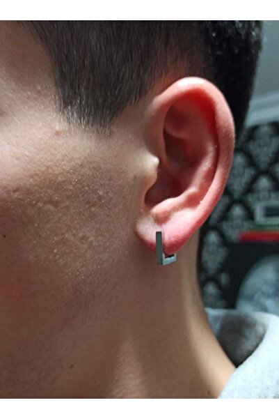 Simge Gümüş Steel Square Earrings