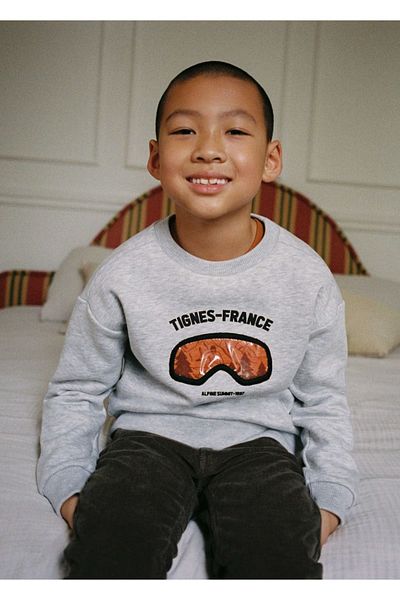 MANGO Kids Φούτερ με σχέδιο Koton