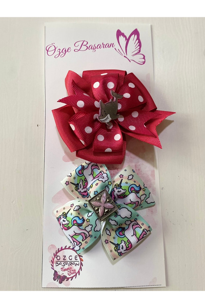 özge başaran Dječje kopče za kosu sa šarenim mašnama i kopčama - Komplementar...