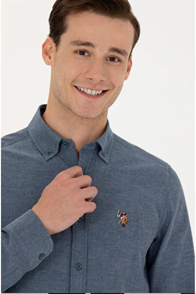 U.S. Polo Assn. U.S. Polo Assn. Erkek Uzun Kollu Basic Gömlek G081SZ004.000.1672287 TEKSPOR GİYİM