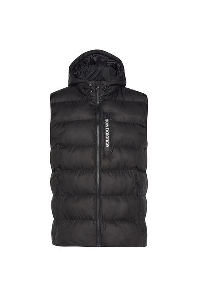 New Balance Mpv3123-bk - Nb Puffer Vest Men's Black Vest