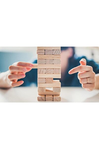 Akıllı Karınca Ahşap Denge Oyunu Eğitici Jenga