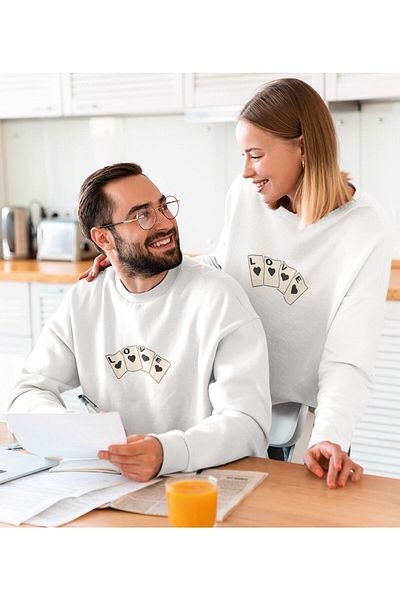 SUNFREE Αγαπητέ Συνδυασμένο Παγιέτες Love Printed Hooded Sweatshirt