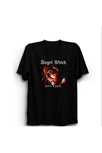 The Fame Angel Witch, Screamin' 'n' Bleedin, tricou trupa de muzică Rock Metal