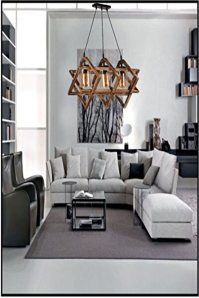 Zuhal Aydınlatma Ateş 3 Lü Sarkıt Yanık