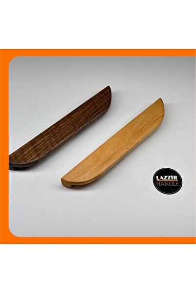 lazzir handle Ahşap Kulp Oval Kulp (256 MM)-dolap Kulpu Çekmece Kulpu 256 Mm(...
