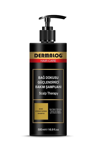 DERMALOG Bond Strengthening Repairing Care Shampoo for Damaged and Treated Hair 500 ml
