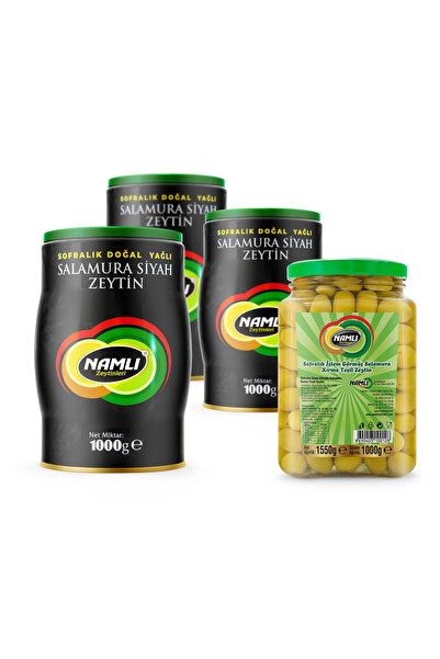 Namlı Kahvaltının Yıldızları Kampanyası 3 Kg Özel Üretim 1 Kg Kırma Yeşil