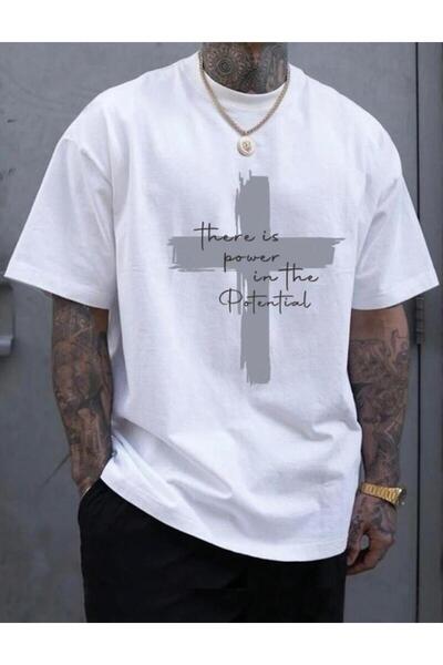 khufu ΛΕΥΚΟ Trend Printed Oversize Tshirt