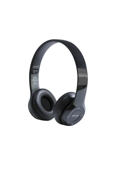 Branzino P47 Wireless Bluetooth Kablosuz Extra Bass Katlanabilir Kulaklık Gen...