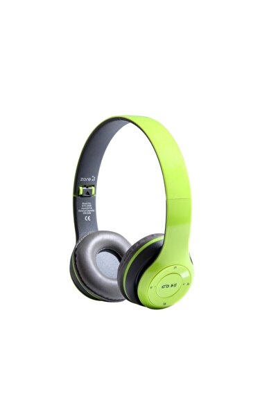 Branzino P47 Wireless Bluetooth Kablosuz Extra Bass Katlanabilir Kulaklık Gen...