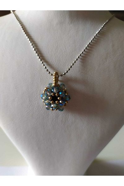 Sam COPY - Cevşen Necklace - Chained / Handcrafted Crystal Bead Knitted /
