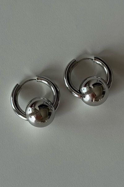 Beca Atelier 316L Steel Hoop Earrings