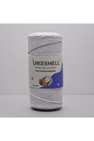 urzsmell Glitter Polyester Macrame 200gr, 250mt, No. 4Thread Plate, Bag and Accessory Thread