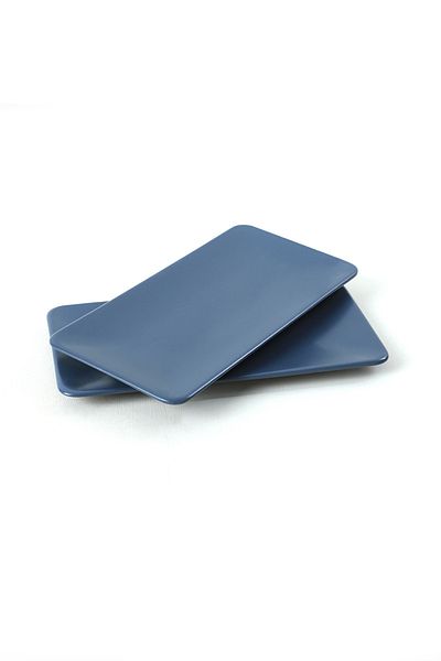 Keramika Blue Siera Barcă Farfurie Mat 33 cm, 2 buc