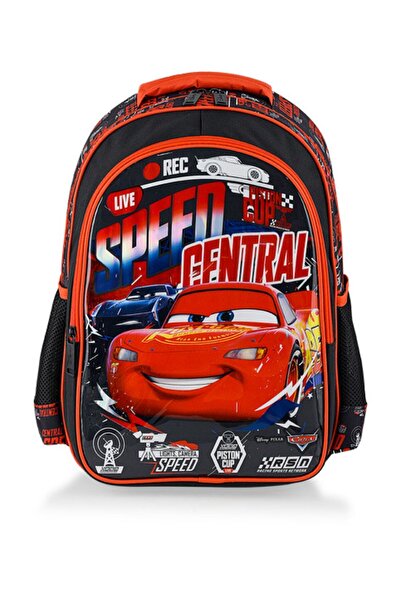 Frocx Geantă școlară pentru copii cu tematică Mașini, Due Speed