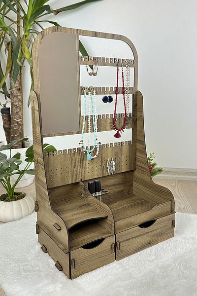 TASARREKLAM JEWELRY ORGANIZER MAKE-UP MIRROR JEWELRY ORGANIZER