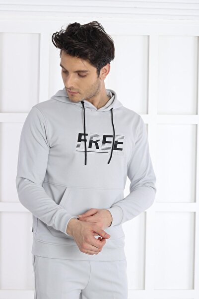NEED LİFE Erkek Taş Rengi Eşofman Takım