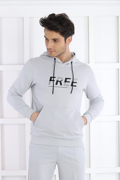 NEED LİFE Men's Stone Color Tracksuit