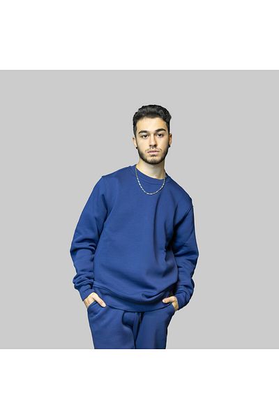 Zec Style Ανδρικό φούτερ Fleece Basic με 3 κλωστές Hooded Sweat